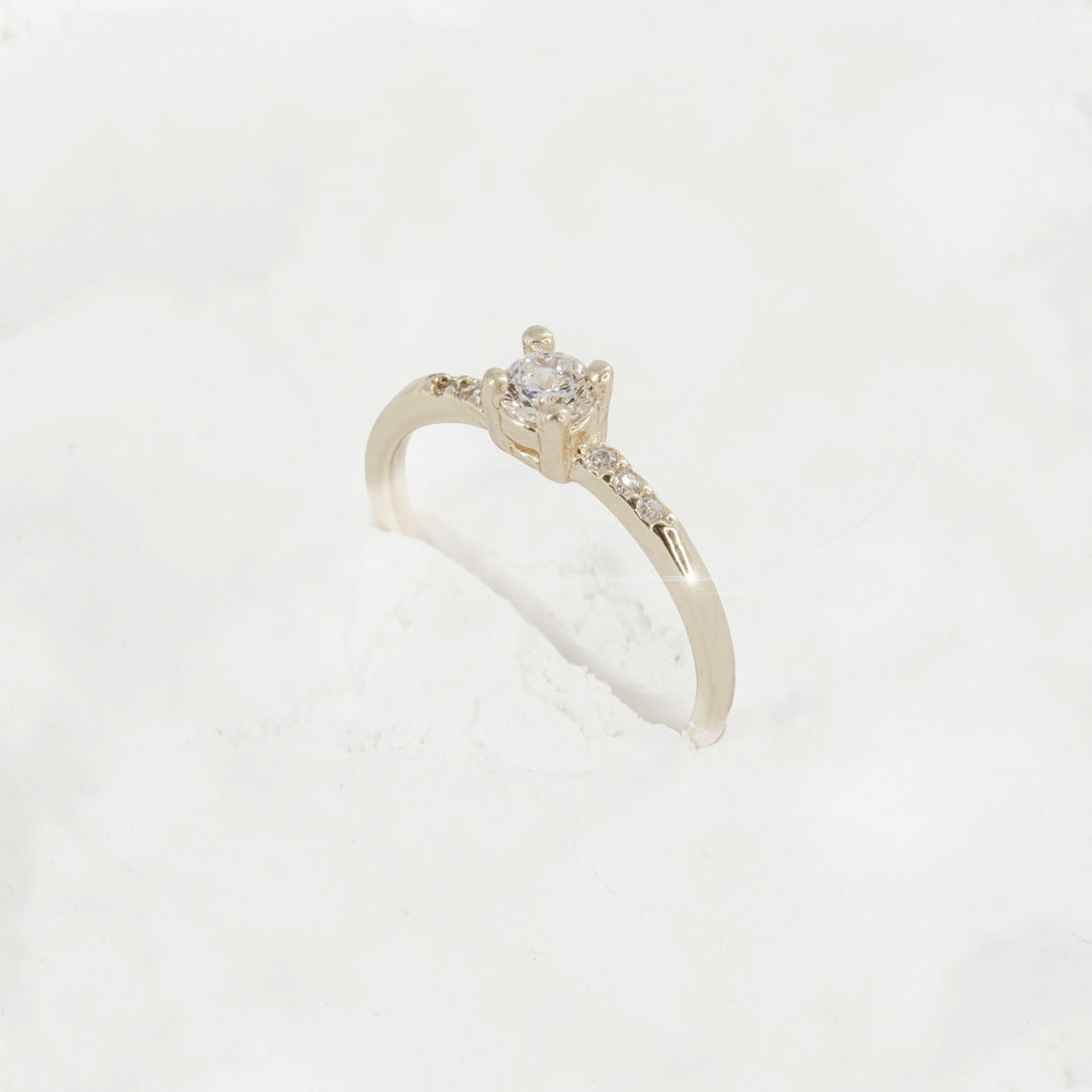 ANILLO CIRCON 4 PUNTA