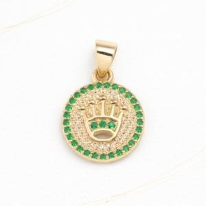 Dije Rolex Circones Esmeralda