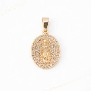 Dije Medalla Milagrosa Circones Doble