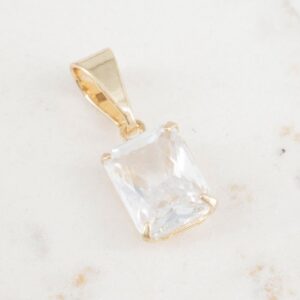 DIJE RECTANGULAR CIRCONIA 10mm x 6mm