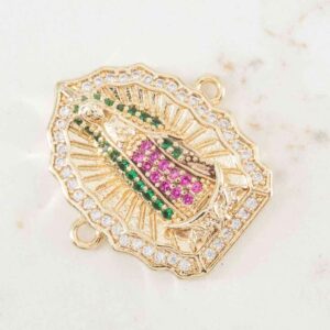 HERRAJE GUADALUPE BORDES CIRCONIAS 21.5mm x 20mm